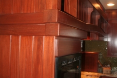 Sapele and Wenge parts to dress up stock cabinets